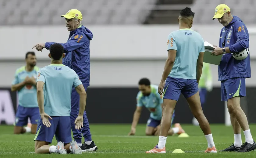 Carlo Ancelotti aposta em quarteto ofensivo diante da Coreia do Sul