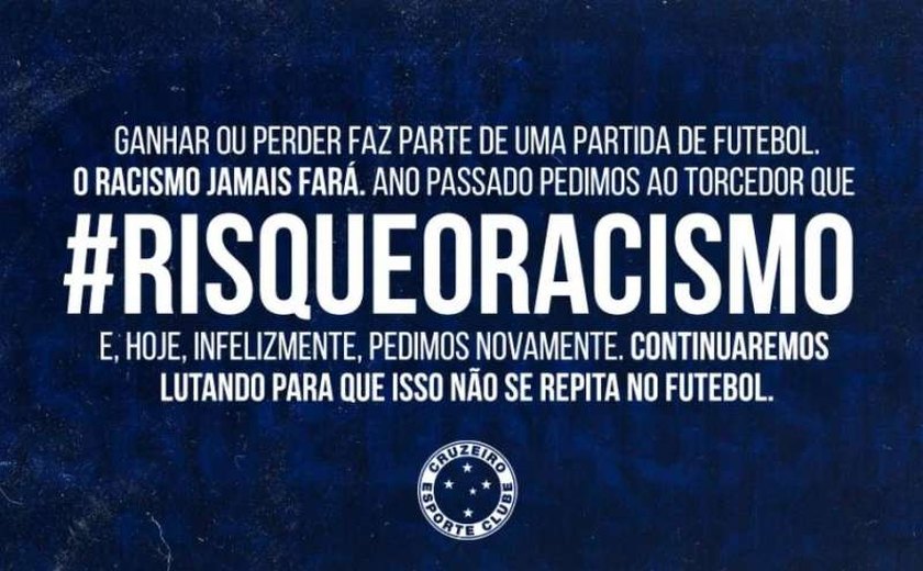 Cruzeiro e América-MG condenam caso de racismo contra jogador do Remo