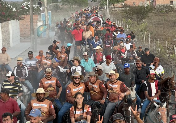 1ª Cavalgada do Povo em Monteirópolis foi recorde de público