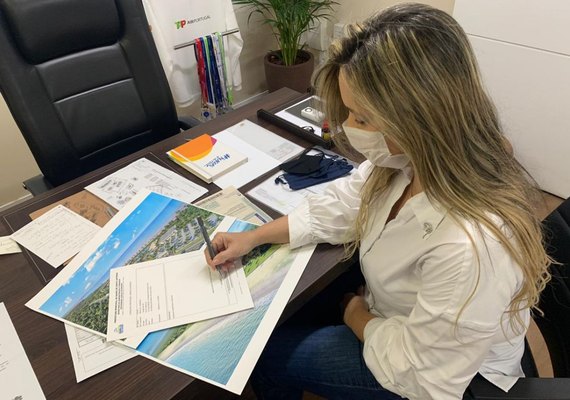 Prefeita Emanuella libera construção de hotel que vai gerar empregos no Litoral Norte