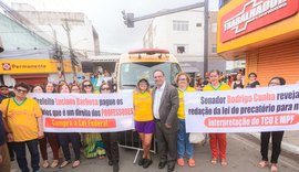 Prefeito Luciano recebe professores e defende pagamento dos precatórios