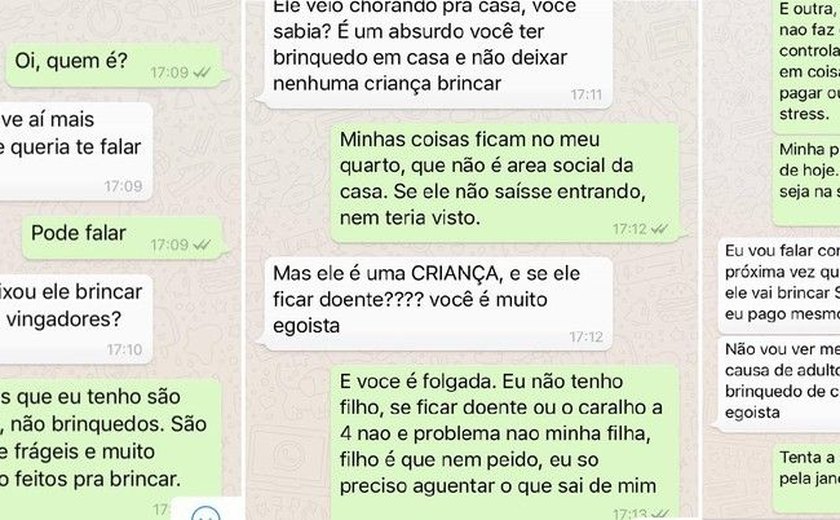 Boneco gera crise entre mulheres e história viraliza: 'Te jogo pela janela'