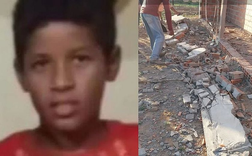 Menino de 12 anos morre ao ser atingido por viga de concreto em Girau do Ponciano