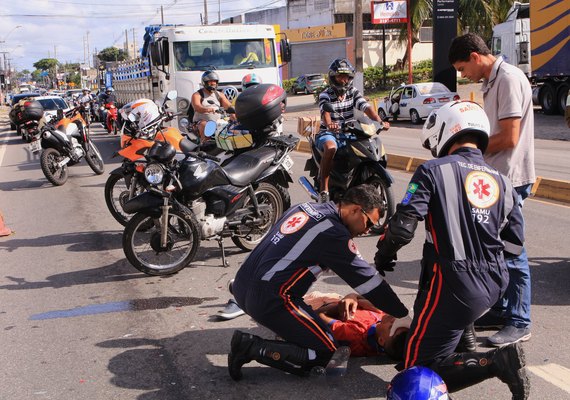 Número de vítimas de acidentes de moto sobe no 1º trimestre