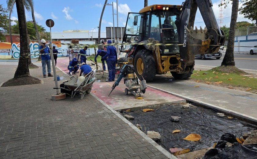 Prefeitura amplia manutenção e executa melhorias em pontos da orla marítima de Maceió