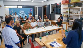 Craíbas recebe 1ª aula de qualificação profissional no SesiTec com curso técnico ofertado pela MVV