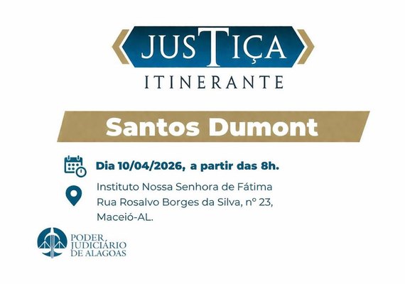 Moradores do Santos Dumont serão beneficiados pela Justiça Itinerante nesta sexta