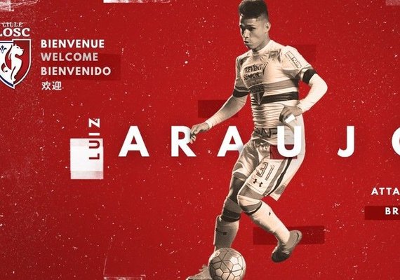 Lille anuncia oficialmente contratação do atacante Luiz Araújo, ex-São Paulo