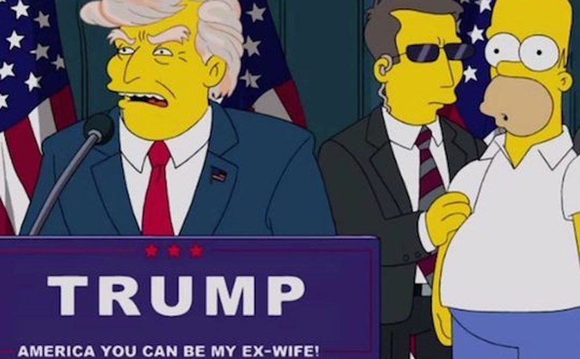 Episódio de 'Os Simpsons' 'antecipou' vitória de Donald Trump há 16 anos
