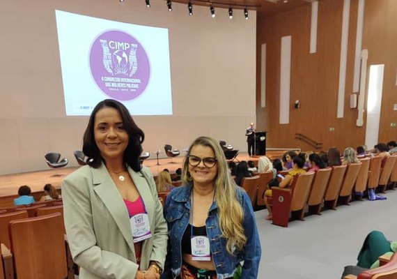Policiais civis alagoanas participam do II Congresso Internacional de Mulheres Policiais, em Brasília