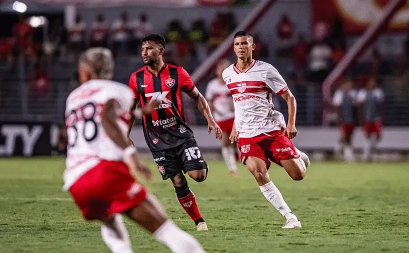 CRB sofre derrota por 4 a 2 para o Vitória na 2ª rodada da Copa do Nordeste