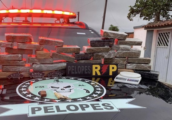 Mais de 12 Kg de maconha são apreendidos em São José da Laje