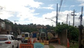 BRK atua em vazamento de grande porte na Rua Marquês de Abrantes