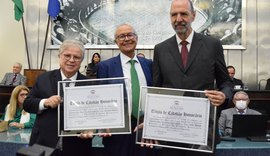 Fábio Jatene e Fernando Lucchese recebem Título de Cidadão Honorário de Alagoas
