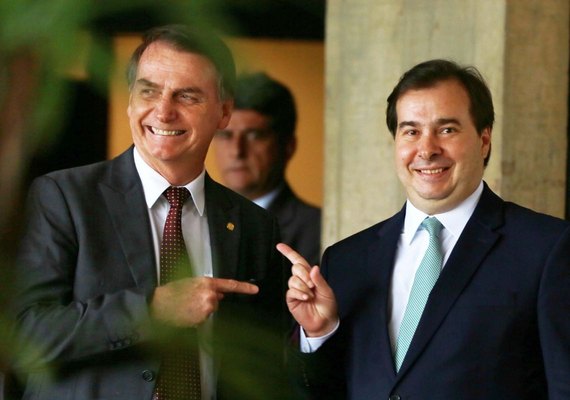 Maia e Bolsonaro reuniram-se neste sábado em Brasília