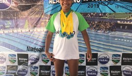 Nadadora mirim é destaque em Campeonato Alagoano de Verão 2019