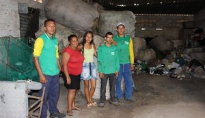 Cooperativa quer tornar cidade modelo de reciclagem