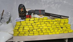 Polícia Militar apreende mais de 100 kg de drogas dentro de apartamento no Barro Duro