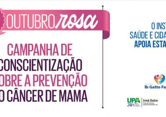 Evento gratuito em Maceió orienta sobre como prevenir o câncer de mama