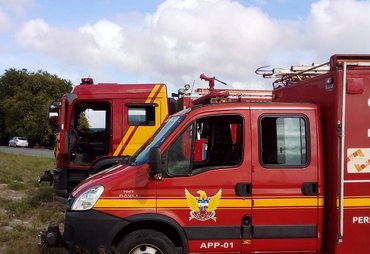 Fumaça e baixa visibilidade: bombeiros são acionados para conter incêndio em vegetação