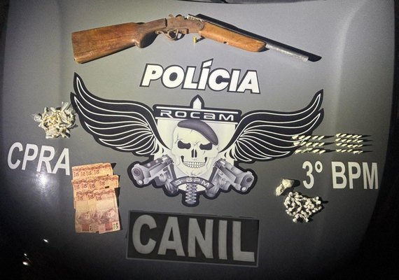 Ações da PM resultam na apreensão de 23 armas em diferentes municípios de Alagoas