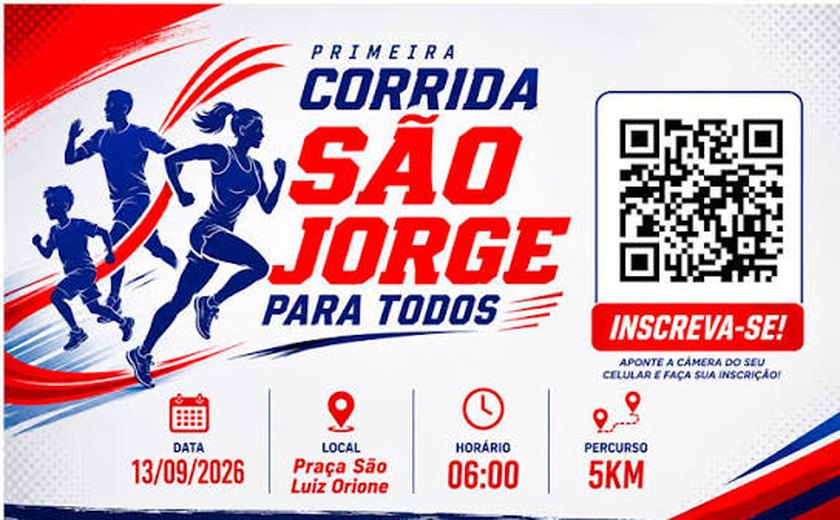 1ª Corrida e Caminhada do São Jorge para Todos