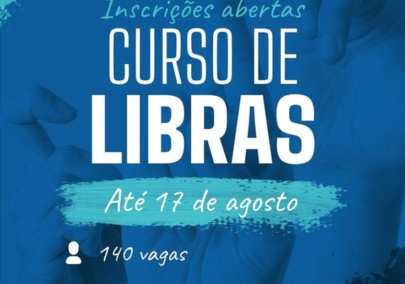 Ufal oferta 140 vagas em curso presencial de Libras no Campus A.C. Simões