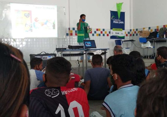Educação ambiental: ação chega à Escola Municipal Zumbi dos Palmares, no Clima Bom