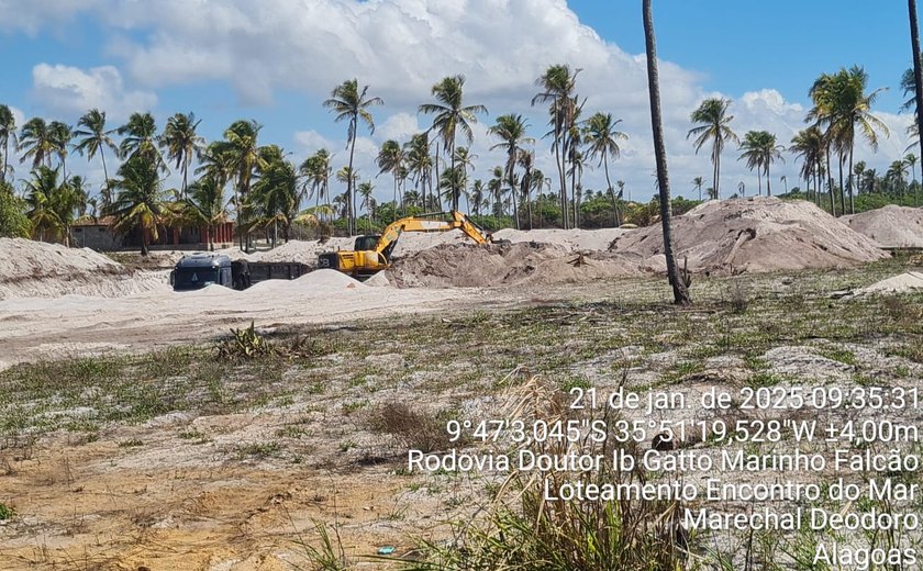 IMA autorizou 54 projetos de extração de areia em 2024