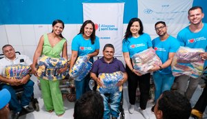 Alagoas Sem Fome doa uma tonelada de alimentos à Associação de Pessoas com Deficiência