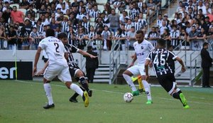 Comemorando o acesso à primeira divisão, Ceará vence ABC com gol no fim