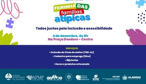 Judiciário de Alagoas promove Feira das Famílias Atípicas nesta quinta