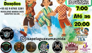 Associação promove Dia das Crianças na Guaxuma