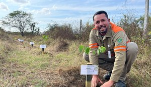 Homenageando visitantes, MVV realiza plantio de área equivalente a 1 campo de futebol