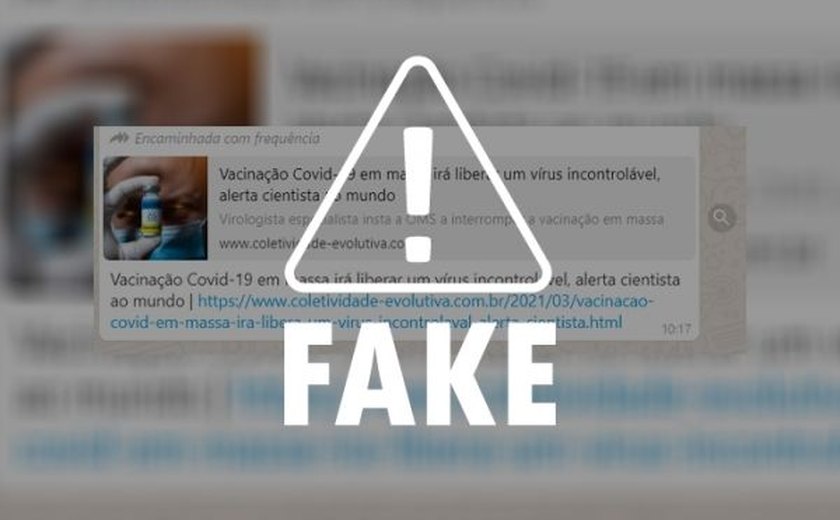 Fala de virologista compartilhada nas redes distorce fatos sobre vacinação contra Covid