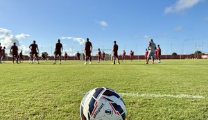 CRB finaliza preparação para 21ª rodada da Série B contra o Athletic