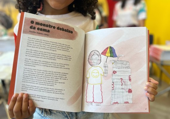 Alunas da rede municipal de Maceió se inspiram no folclore regional e criam histórias publicadas na Bienal do Livro