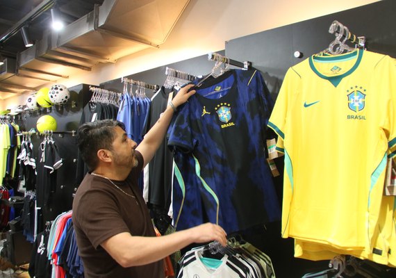 Vendas de camisas da seleção disparam