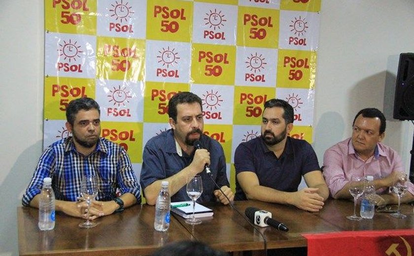 PSOL/AL apresenta candidaturas e Boulos quer revogar medidas de Temer
