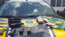 Quatro homens são flagrados com pistolas e mais de R$ 30 mil em Jaboatão dos Guararapes