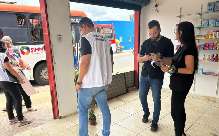 Fiscalização conjunta do CRF/AL e Vigilância interditam total de sete farmácias em Maceió