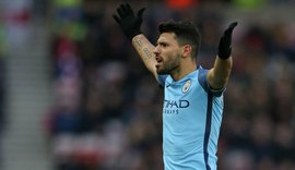 Aguero marca, City vence fora e assume a terceira posição no Inglês