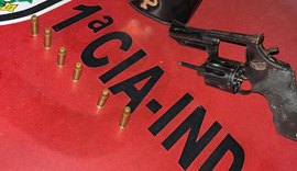 PM captura dupla com arma de fogo e moto adulterada em São Miguel dos Campos