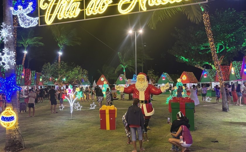 Vila de Natal impulsiona economia, lazer e reforça programação de fim de ano em Maceió