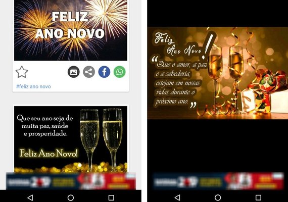 Mensagem e cartão de 'Feliz Ano Novo 2019' para WhatsApp