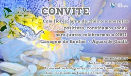 22ª Lavagem do Bonfim de Maceió acontece no próximo domingo (14)