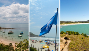 Praias brasileiras certificadas pela Bandeira Azul estão entre as 10 melhores da América Latina