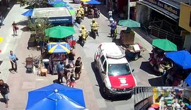 Vídeo: reconhecimento facial identifica homem acusado de homicídio e porte ilegal de arma no Centro de Maceió
