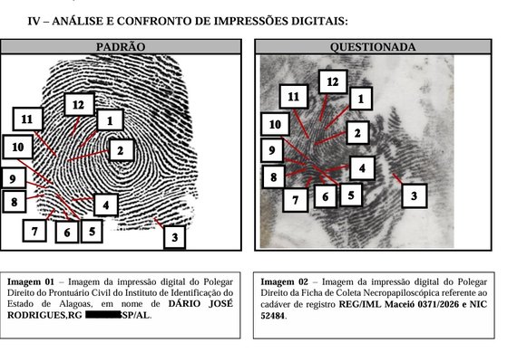 Polícia Científica confirma que corpo encontrado em Rio Largo é de motorista de aplicativo