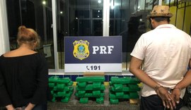 Polícia Rodoviária Federal apreende 30 kg de maconha e prende casal em São Sebastião